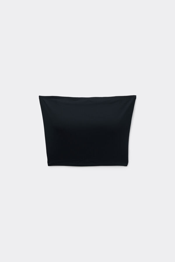 Crop Top a Fascia Microfibra  