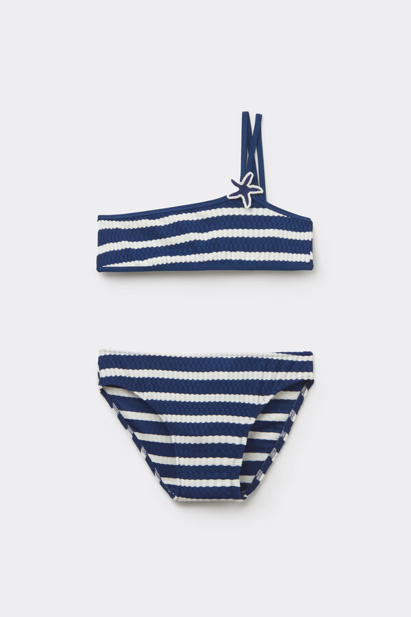 Bikini Brassiere con Slip Bimba Sailor Stripes  