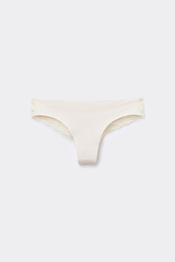 Culotte Br&eacute;silienne Sans Couture Coton Biologique Dentelle Recycl&eacute;e  