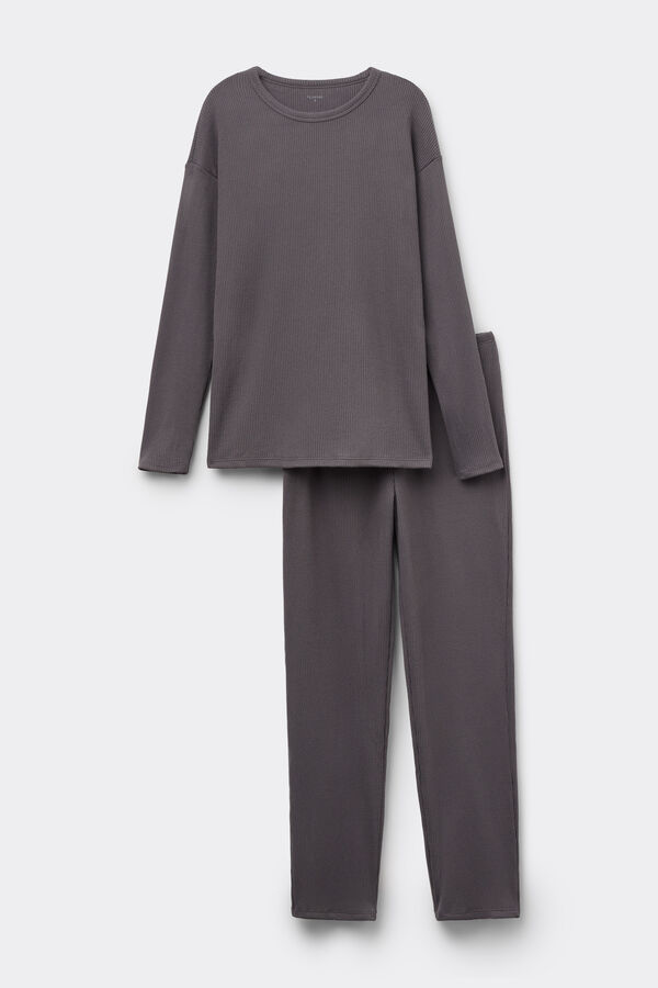 Піжама з Джемпером і Штанами в Рубчик  