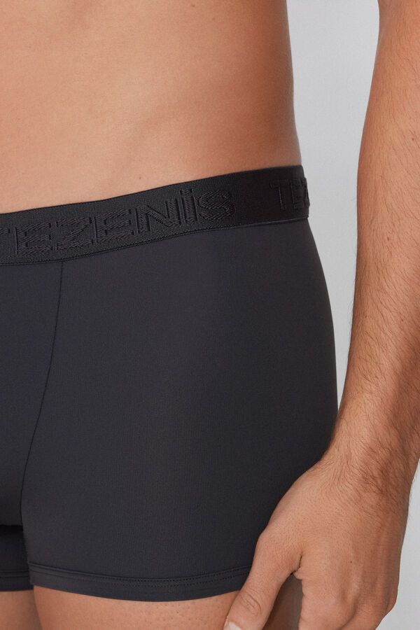 Boxer in Microfibra Elastico con Logo  