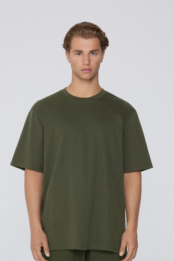 100% Heavy Cotton Crew-Neck T-Shirt  