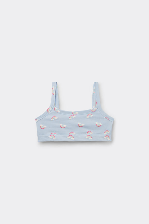Brassiere Bimba in Cotone Stampato  