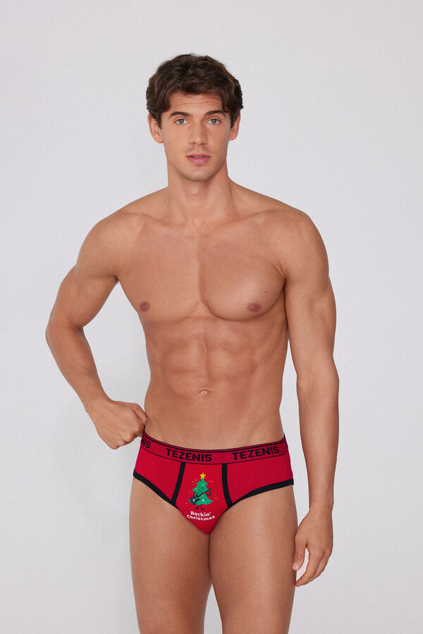 Бавовняні Сліпи з Логотипом і Різдвяним Принтом  