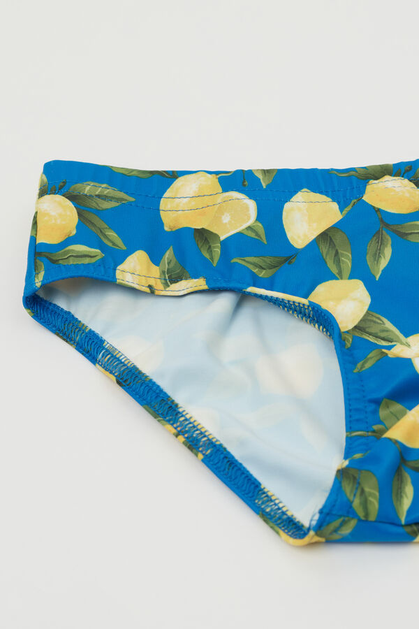 Slip de Bain Imprim&eacute; Gar&ccedil;on  