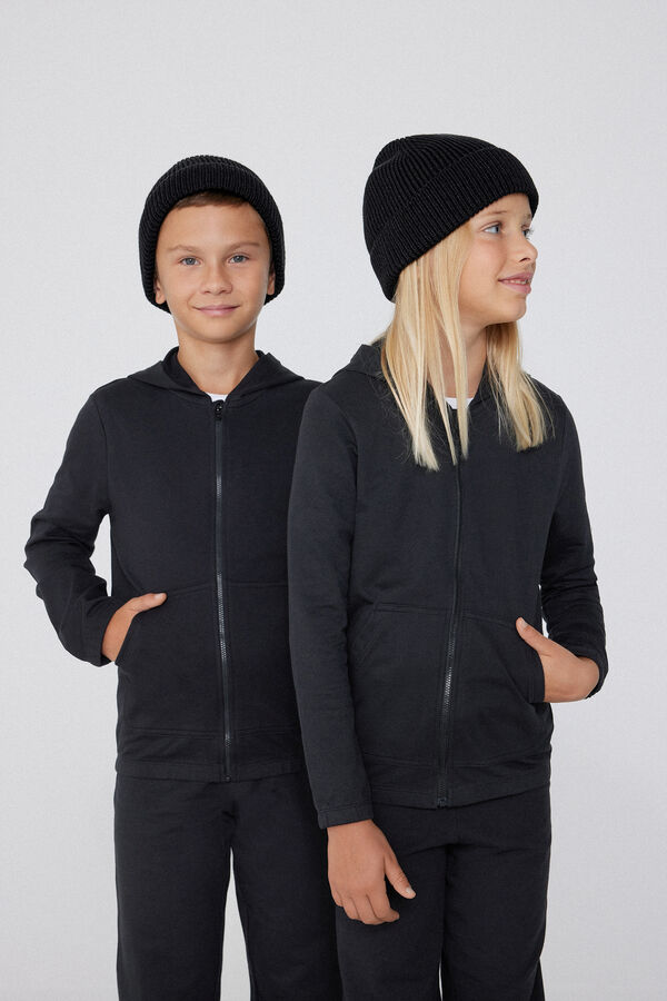 Kids&rsquo; Unisex Ribbed Beanie  