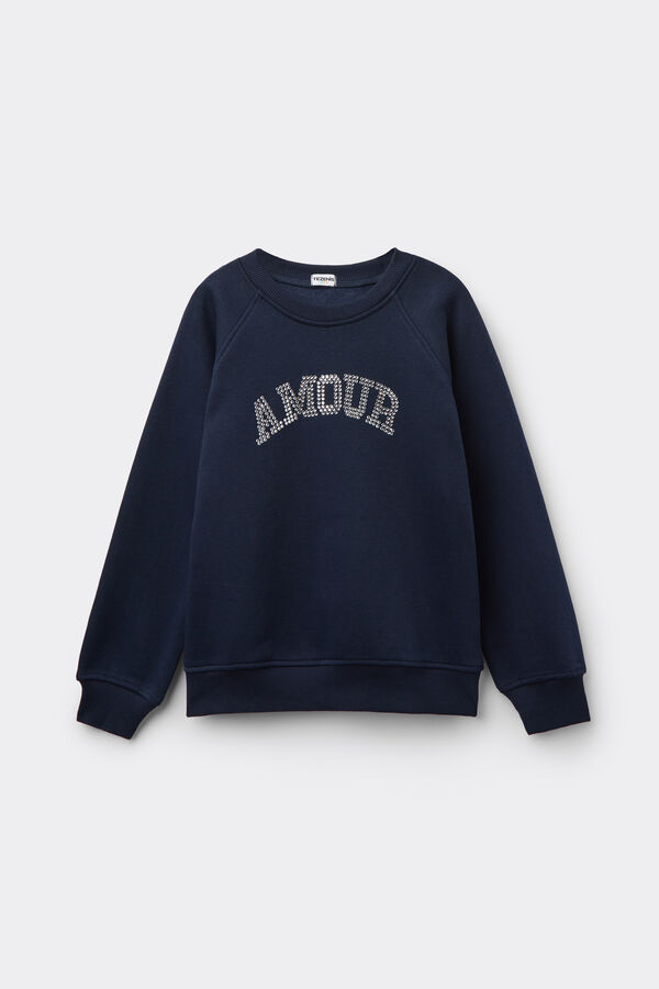 Girls&rsquo; Thick Sweatshirt with Print  