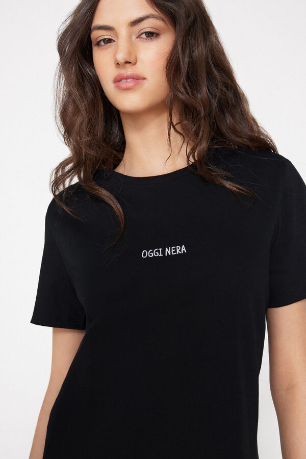 T-Shirt in 100% Cotone con Stampa  