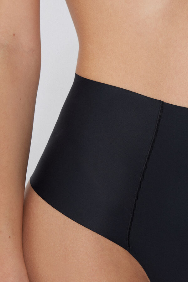 Laser Cut High-Waist Shaping Brazilian Briefs  