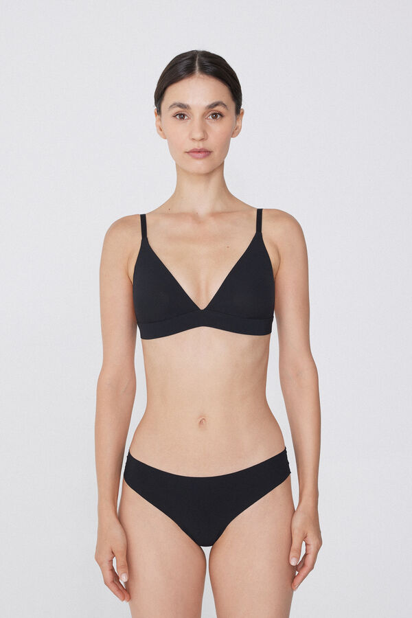 Lisbon Recycled Microfibre Triangle Bra  