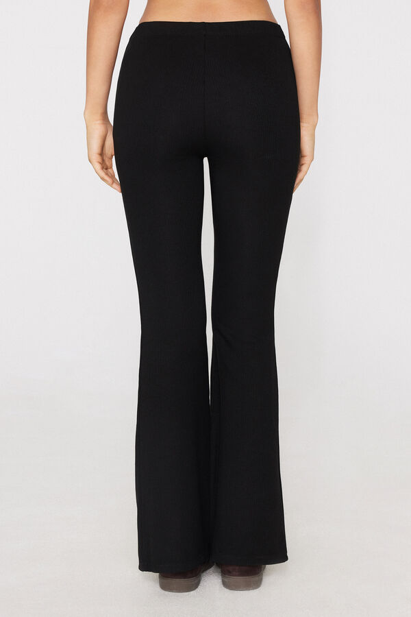 Flare Broek Fijn Geribd Superior Softness  