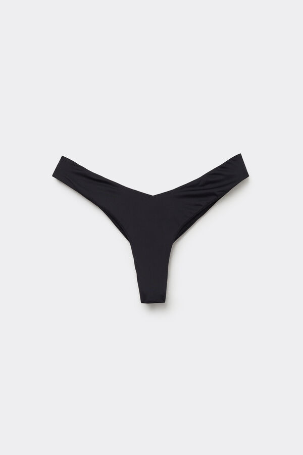 Recycled Micro-V-Hals Braziliaanse Bikini  