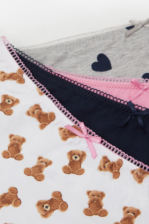 Слипы из Хлопка с Принтом для Девочек (4&nbsp;Штуки)  