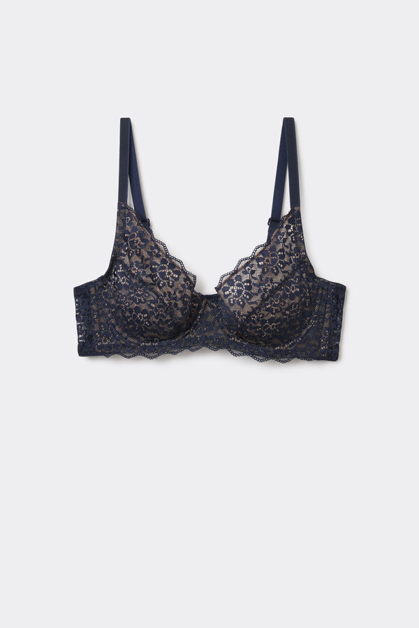 Paris Recycled Lace Unpadded Balconette Bra  