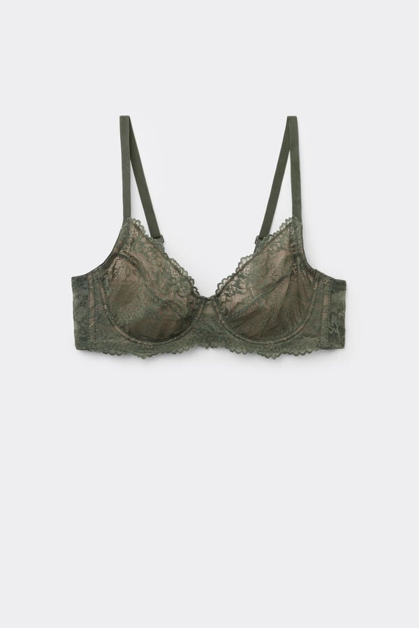 Soutien-gorge Balconnet Non Rembourr&eacute; Dentelle Recycl&eacute;e Paris  
