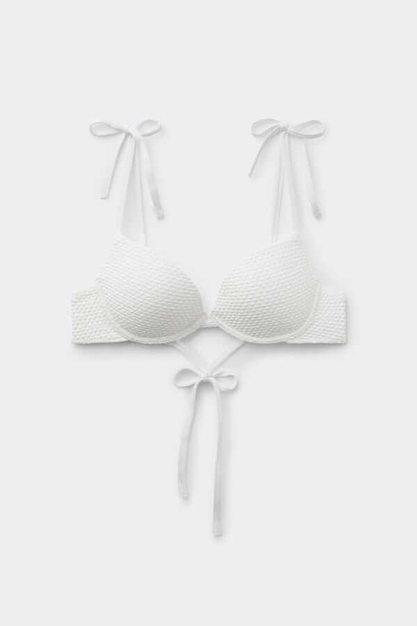 Bikini Push-Up Imbottito Piqu&eacute; Wave  