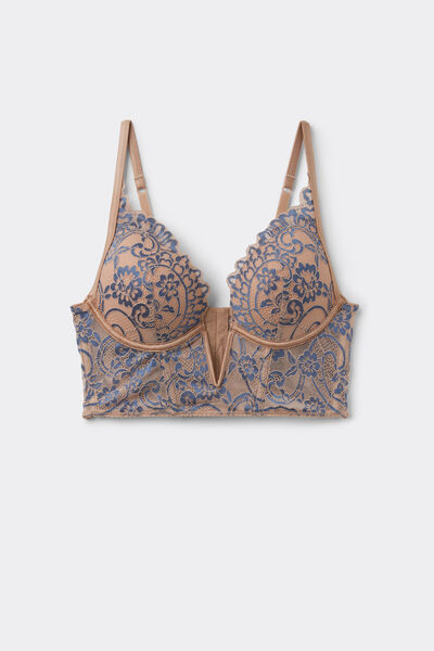 Romantic Bloom Szivacsos Bra Top Melltart&oacute;