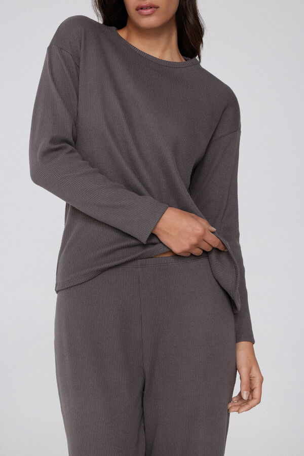 Піжама з Джемпером і Штанами в Рубчик  