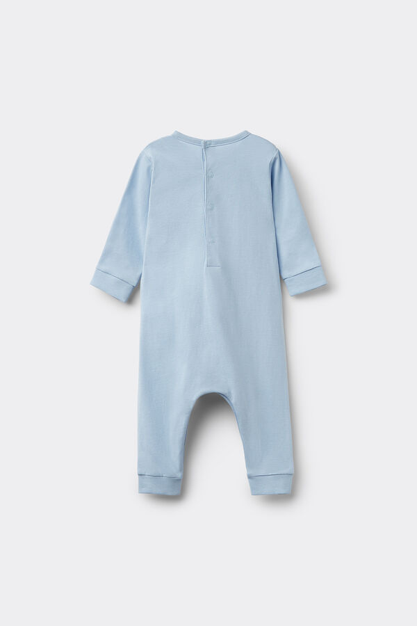 Baby Pure Cotton Playsuit with Long Sleeves  