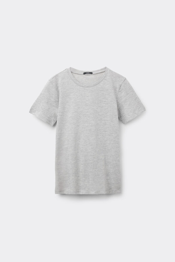 Unisex-Basic-Rundhalsshirt aus 100 % Baumwolle f&uuml;r Kinder  