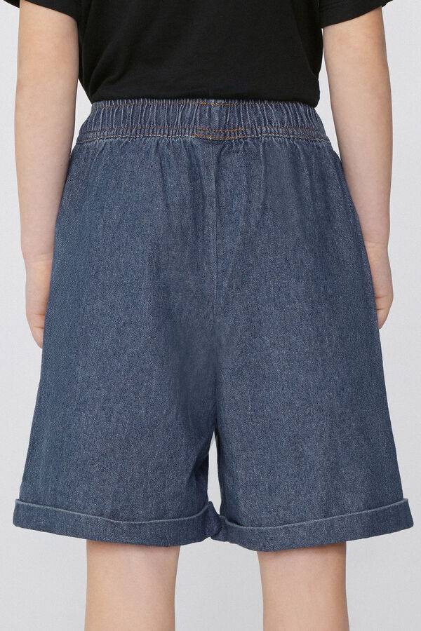 Boys&rsquo; Denim Shorts with Drawstring  