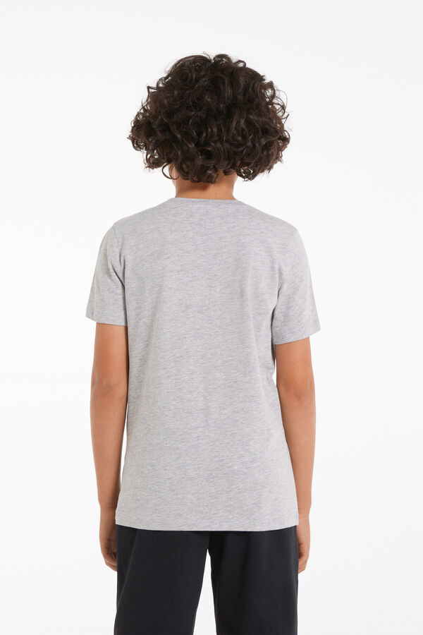 Unisex-Basic-Rundhalsshirt aus 100 % Baumwolle f&uuml;r Kinder  