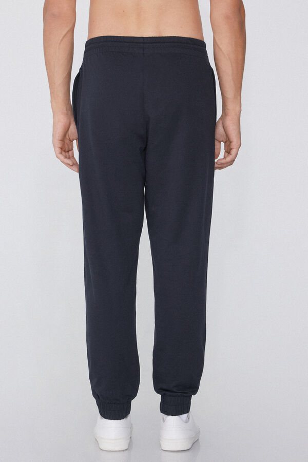 Lange Hose aus Sweatstoff mit Taschen  