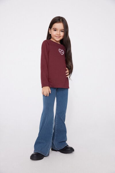 Pantaloni Flare Denim Extra Stretch Bimba