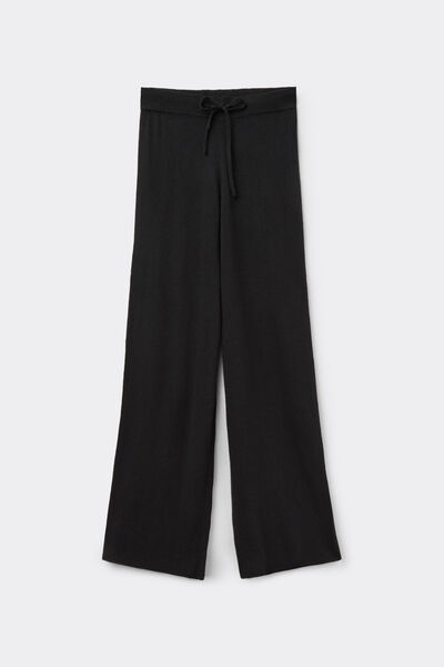 Плотные Брюки Палаццо из Смесовой Шерсти