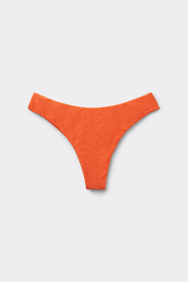 Bikini Brasiliano Sgambato Stondato Sparkling Touch Orange  