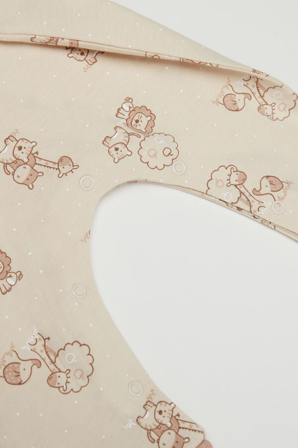 Babystrampler mit langen &Auml;rmeln aus 100&nbsp;% Baumwolle  