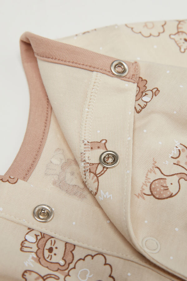 Babystrampler mit langen &Auml;rmeln aus 100&nbsp;% Baumwolle  