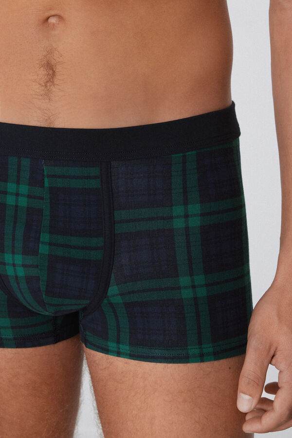 Boxer in Cotone Elasticizzato Stampato  