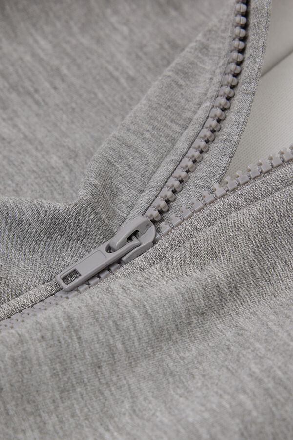 Felpa con Zip Soft Touch Bimbi Unisex  