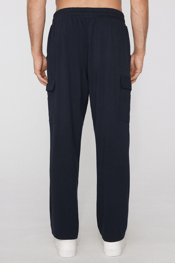 Pantaloni Lunghi Felpa Soft Touch Cargo  