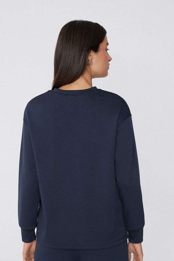 Утеплений Світшот із Довгими Рукавами з М&rsquo;якої Тканини  