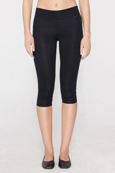 Organic Cotton Capri Leggings