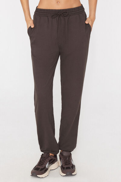 Jogger con Tasche a Filetto e Coulisse