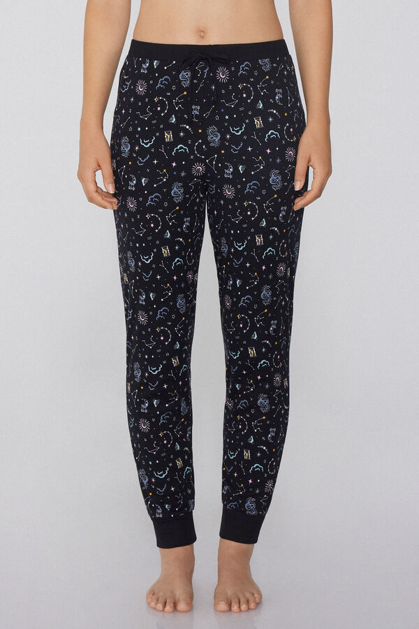 Jogging en Coton &Eacute;pais Imprim&eacute;  