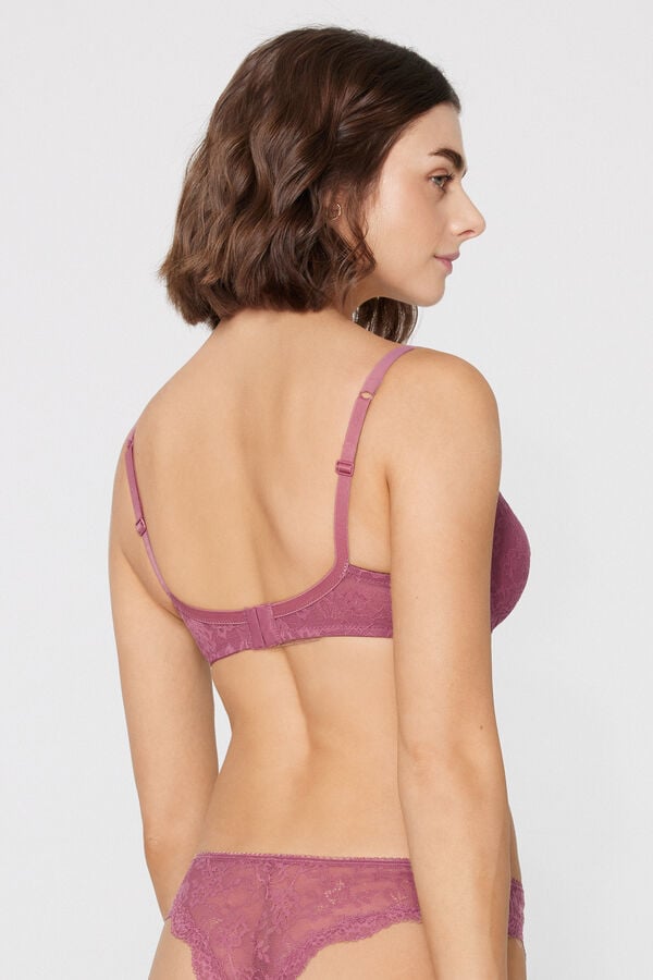 Soutien-gorge Balconnet Dentelle Recycl&eacute;e Couvrance Maximale Prague  