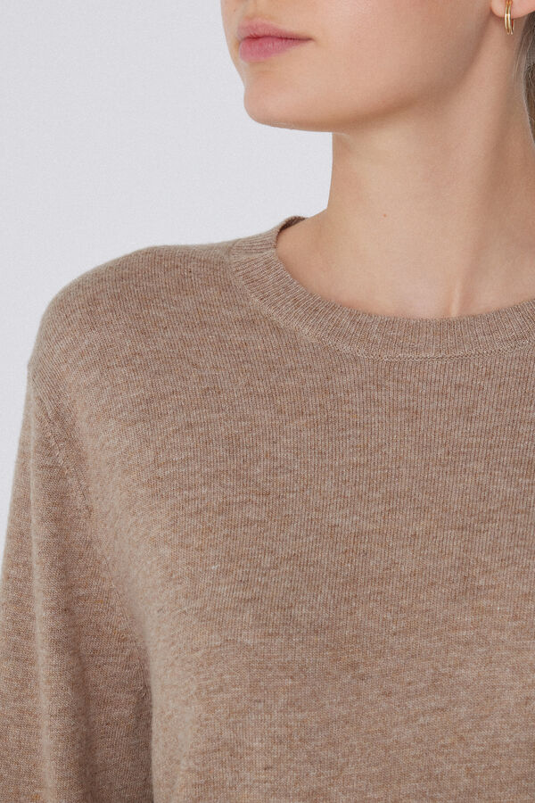 Джемпер из Плотной Смесовой Шерсти  