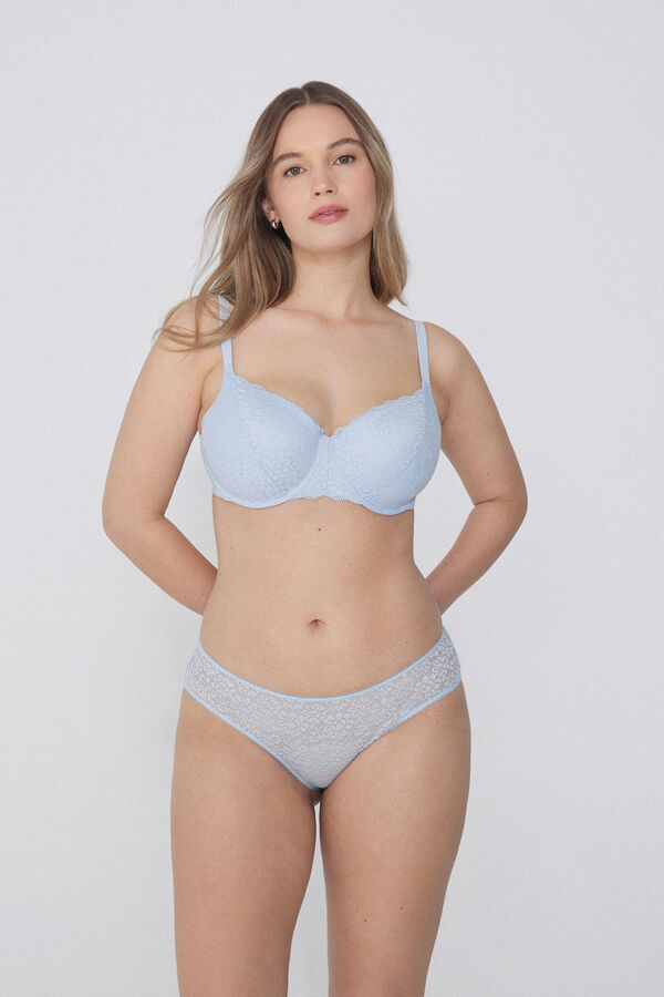 Prague Full Cover Recycled Lace Balconette Bra  