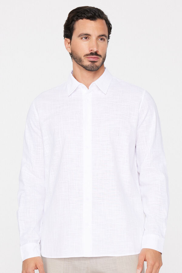 Chemise Manches Longues 100&nbsp;% Coton  