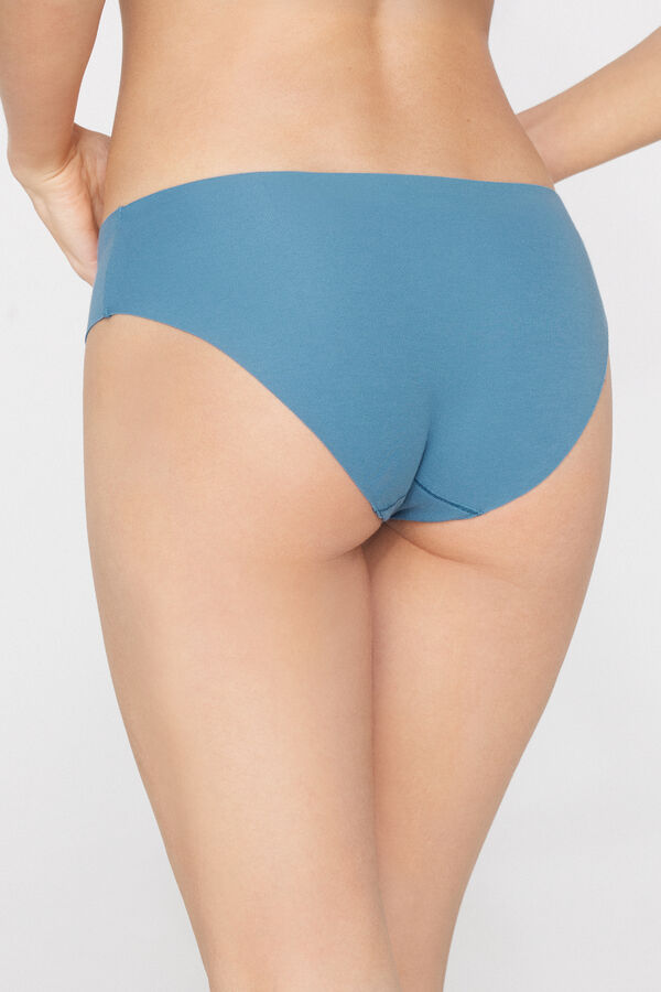 Cueca invis&iacute;vel sem costuras de algod&atilde;o  