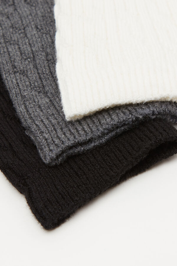 3&nbsp;Пари Бавовняних Шкарпеток із Візерунком для Жінок  