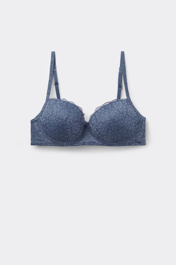 Wien Recycled Lace Slightly Padded Balconette Bra  