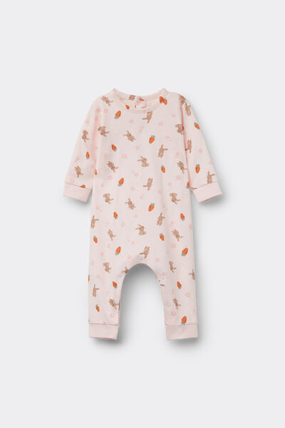 Babystrampler mit langen &Auml;rmeln aus 100&nbsp;% Baumwolle