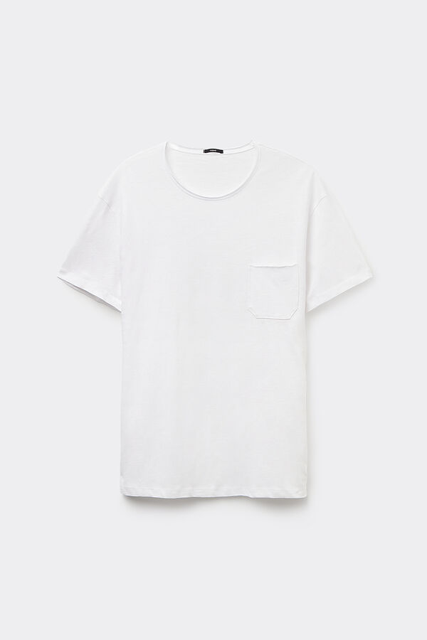 Cotton T-Shirt with Pocket  