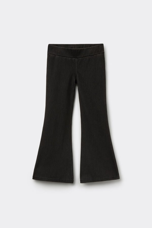 Pantaloni Flare Denim Extra Stretch Bimba  