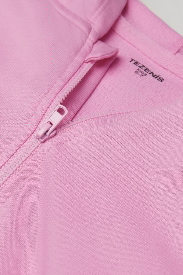 Children&rsquo;s Unisex Cotton Hooded Sweatshirt with Zip  